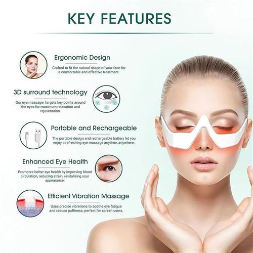 Red Light Therapy Eye Glasses