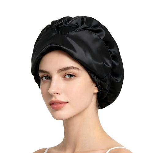 Satin Sleep Bonnet with Eye Mask