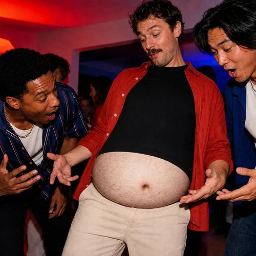 Funny Dad-Bod Belly Waist Pack