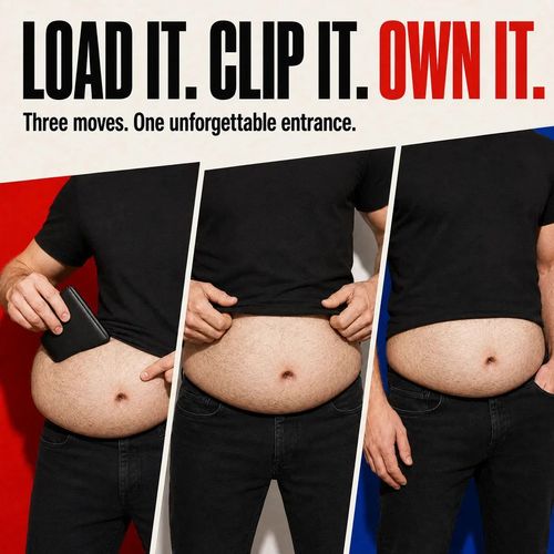 Funny Dad-Bod Belly Waist Pack
