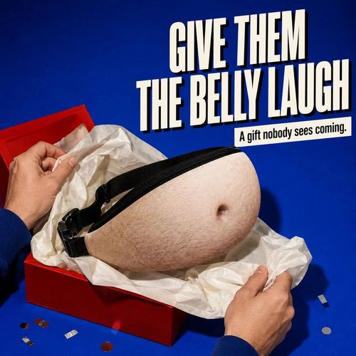 Funny Dad-Bod Belly Waist Pack