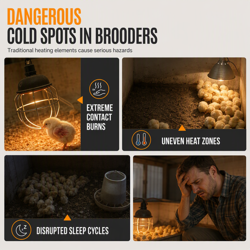 Intelligent Brooder Heater Digital Temp Control Forced-air