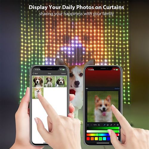 LED Curtain String Lights