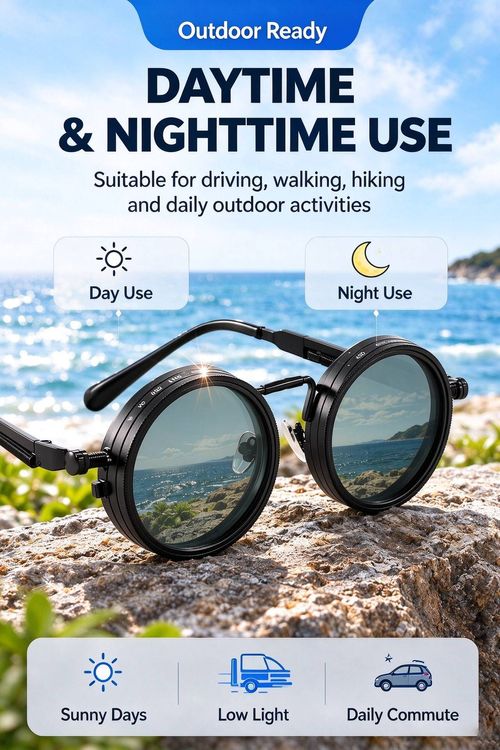 Adjustable-Tint Glasses