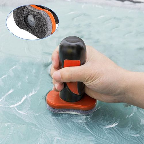 Automotive glass cleaning with Applicator