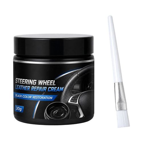 Car Steering Wheel Leather Repair Cream Black Leather