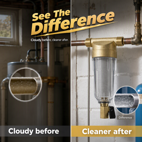 Whole-house Sediment Pre-filter Transparent Housing
