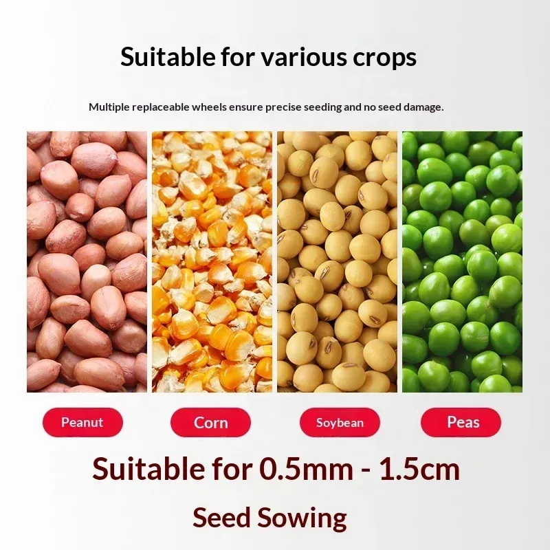 Multifunctional Seeder Small Seed Planter Integrated Fertilizer Applicator Portable Automatic Fertilizer Seed Spreader