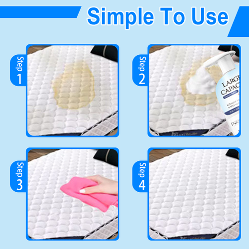 Buy 1, Get 1 Free🏆 Last Day Special Price ! 💛 Mattress Yellow Stain Cleaner – No water, no residue. Deep foam lifts old stains & urine marks. Gentle on fabric. 🧴✨