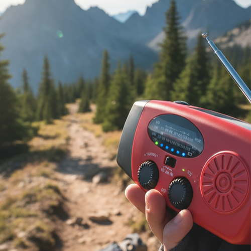 🎁LAST DAY SALE 70% OFF👍Multifunctional Portable Solar Emergency Radio – Hand Crank NOAA Weather Radio with Flashlight, SOS Alarm & Phone Charger, Survival Gear for Camping, Storm & Power Outage