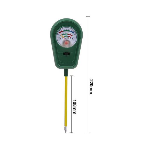 3-in-1 Soil Analyzer with Pointer Display