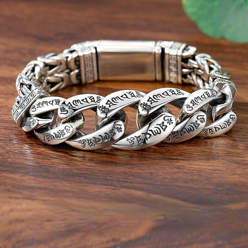 Men's Retro Mantra Bracelet