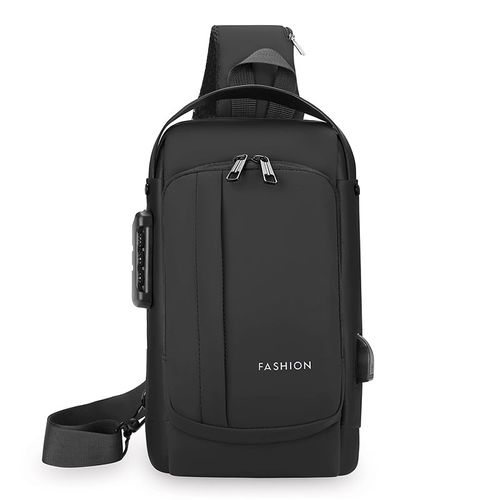 USB Charging Sport Sling Anti-theft Shoulder Bag