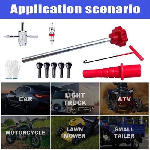 Quick Change Tool Set for Car Valves