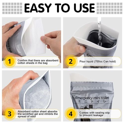 Portable Disposable Urinary Bags