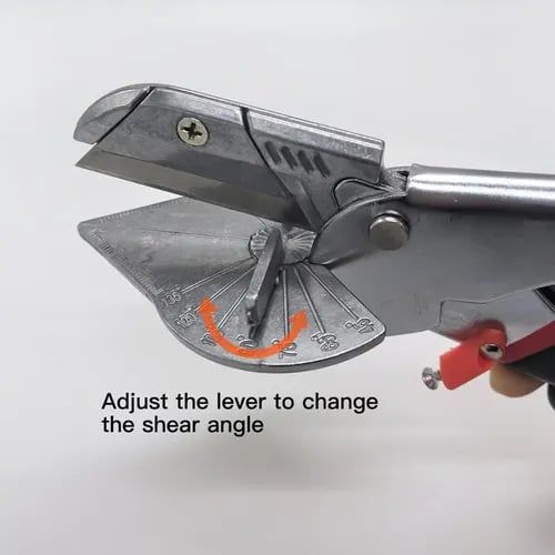 45°-135° Multi Angle Miter Shear Cutter（Adjustable angle shear + 10 blades）