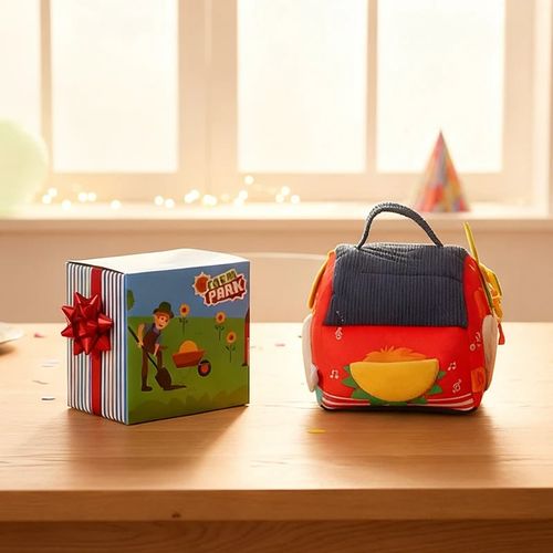 Interactive Plush Farm House Toy Set