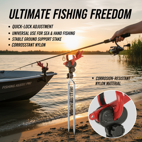 Professional fishing rod holder