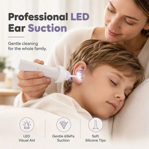 LED Ear Wax Vacuum Cleaner