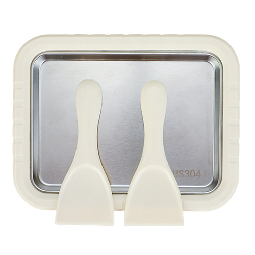 Do-It-Yourself Cold Plate Ice Cream Roll Maker