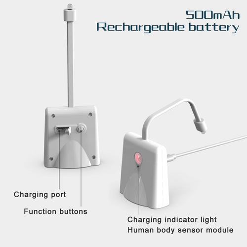 Waterproof LED Rechargeable Toilet Smart Night Light
