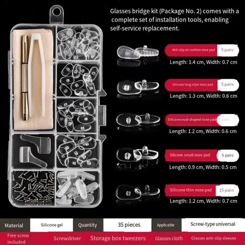 Eyeglass Nose Pad Repair Kit