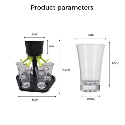 Hexagonal Wine Dispenser Set