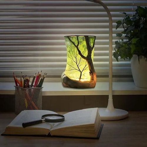 Enchanted Forest Nature-Inspired Lamp Enchanted