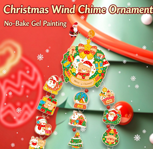 DIY Crystal Christmas Wind Chimes & Paint Arts