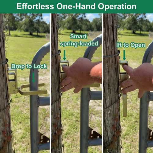 Instant Locking Gate Latch