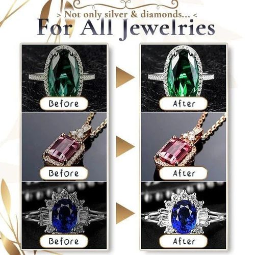 Jewelry cleaning spray