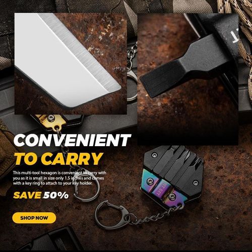 Portable Universal Tool Keychain