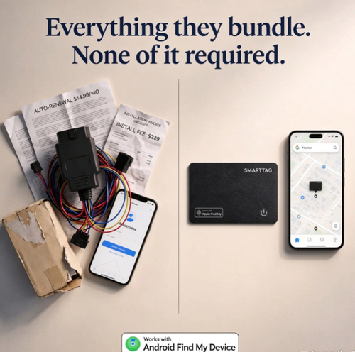 Ultra-thin SMARTTAG tracker