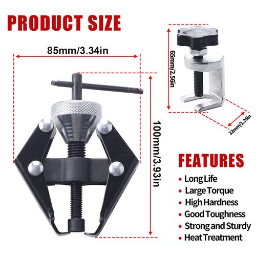 Adjustable tool for dismantling the car wiper arm