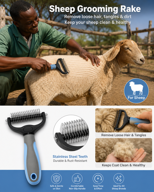 Equine Care Mane & Tail Grooming Rake