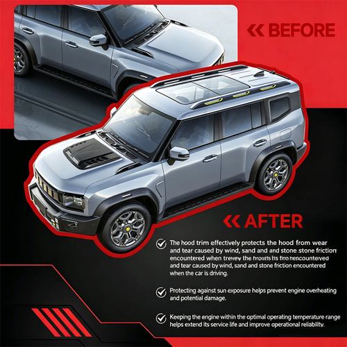 Car Hood Vent Bonnet Scoop Decorative Cover