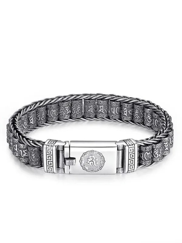 Tibetan Prayer Scroll Bracele