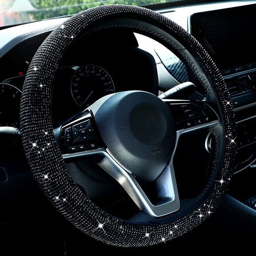 Rhinestone Diamond Car Steering Protection