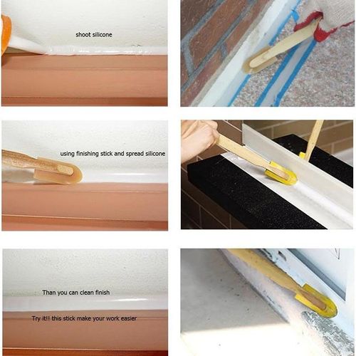 50% OFF Extended Length Rubber Spatula Caulking Tool（ 4PCS ）