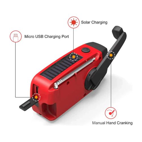 Multi-function Portable Solar Emergency Radio