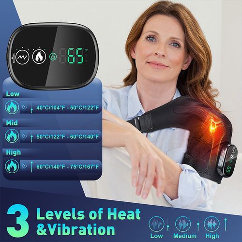 Heated Shoulder Brace with Vibration