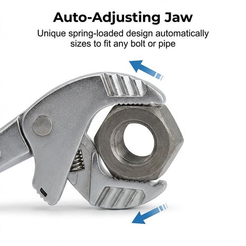 Self-Adjusting Heavy-Duty Multi-Function Wrench