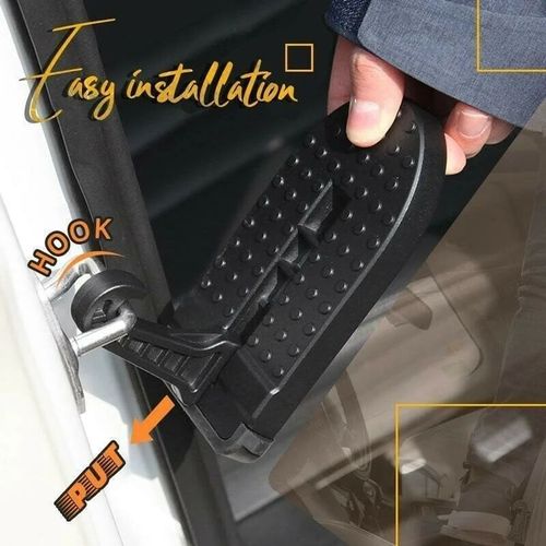 Multifunctional folding luggage step