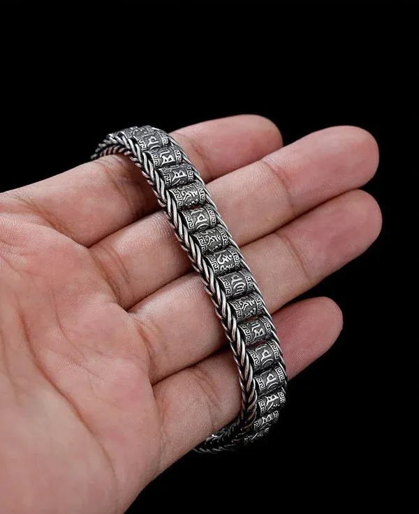 Tibetan Prayer Scroll Bracele