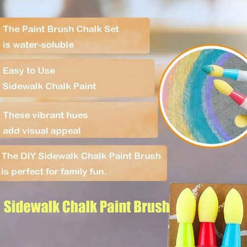 Sidewalk Chalk Paint Brush
