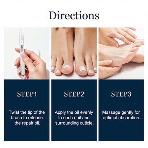 Nail fungus treatment pen for damaged nails