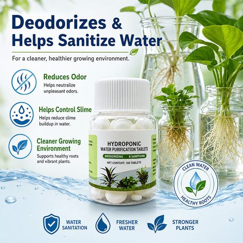 Purifying Tablets for Hydroponic Plants