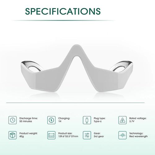 Red Light Therapy Eye Glasses