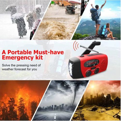 Multi-function Portable Solar Emergency Radio