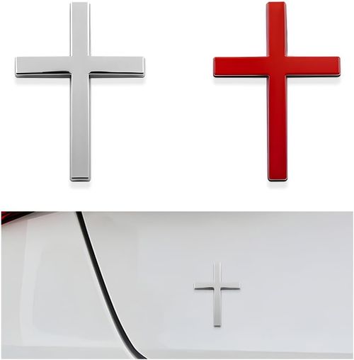 Cross Badge Stickers